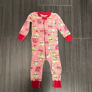 Hanna Andersson holiday owl pajamas, Size 18-24 / 80 cm